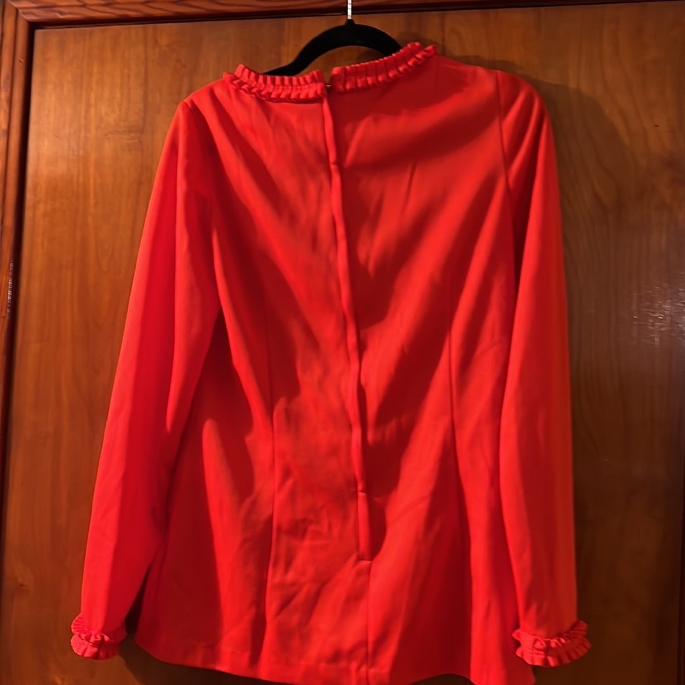 Vintage ruffled blouse